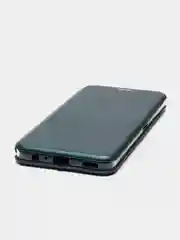 Зеленый чехол-книжка для Honor X8, магнитный