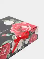 Черный коробка подарочная для подарков "Для тебя", складная