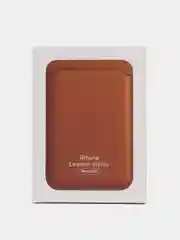 Медный картхолдер на iPhone, с поддержкой MagSafe Leather Wallet