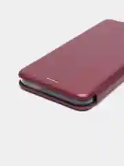 Бордовый чехол-книжка для TECNO POP 5 LTE