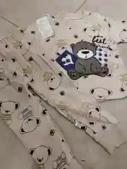 Бежевый детская пижама