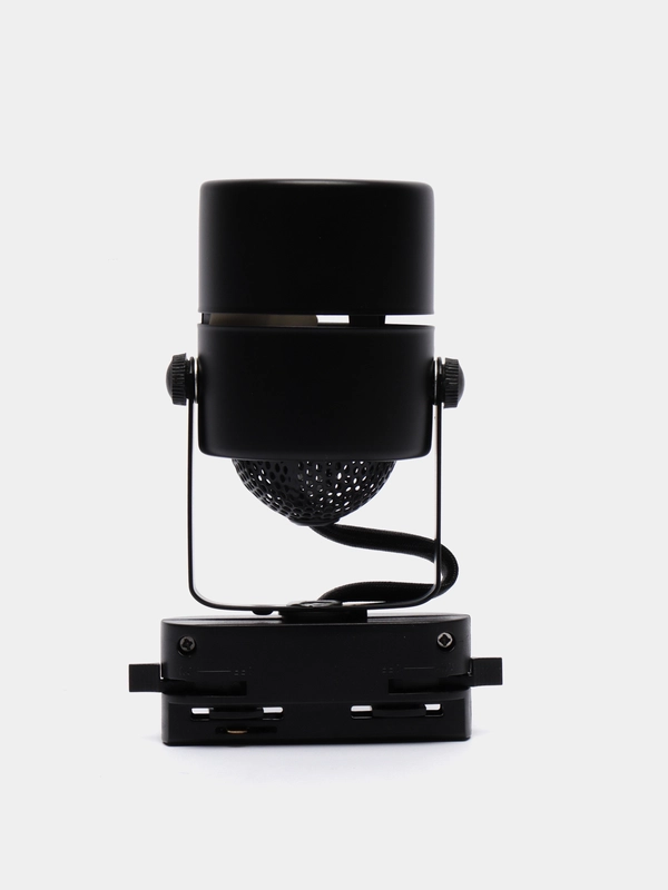 Трековый светильник Luazon Lighting под лампу Gu10, круглый, корпус черный