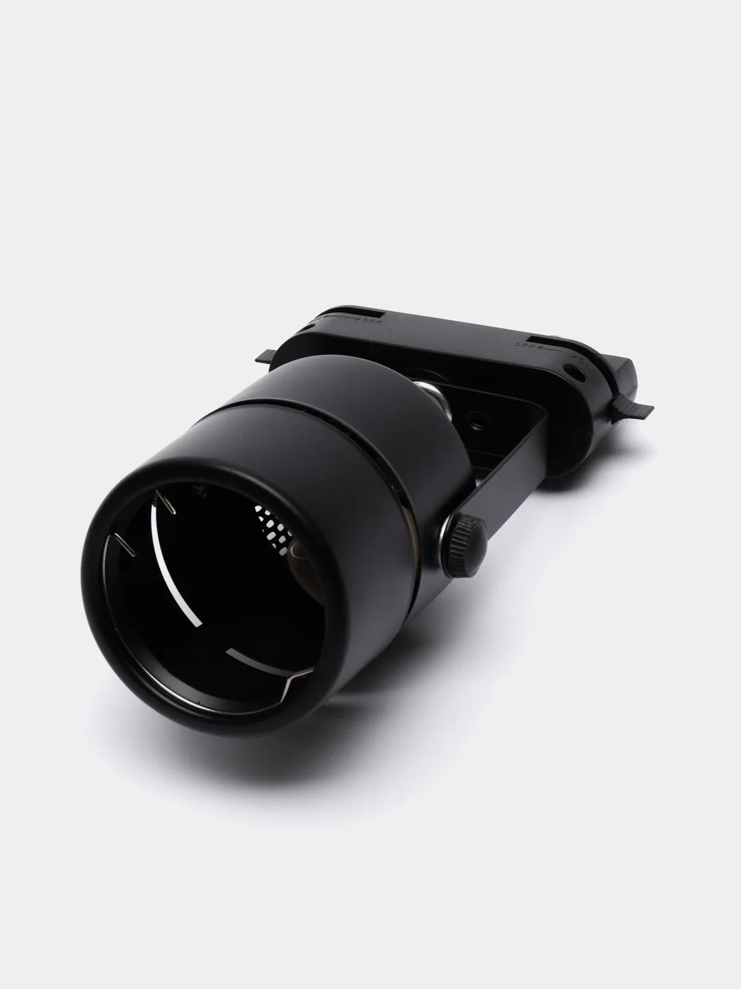 Трековый светильник Luazon Lighting под лампу Gu10, круглый, корпус черный