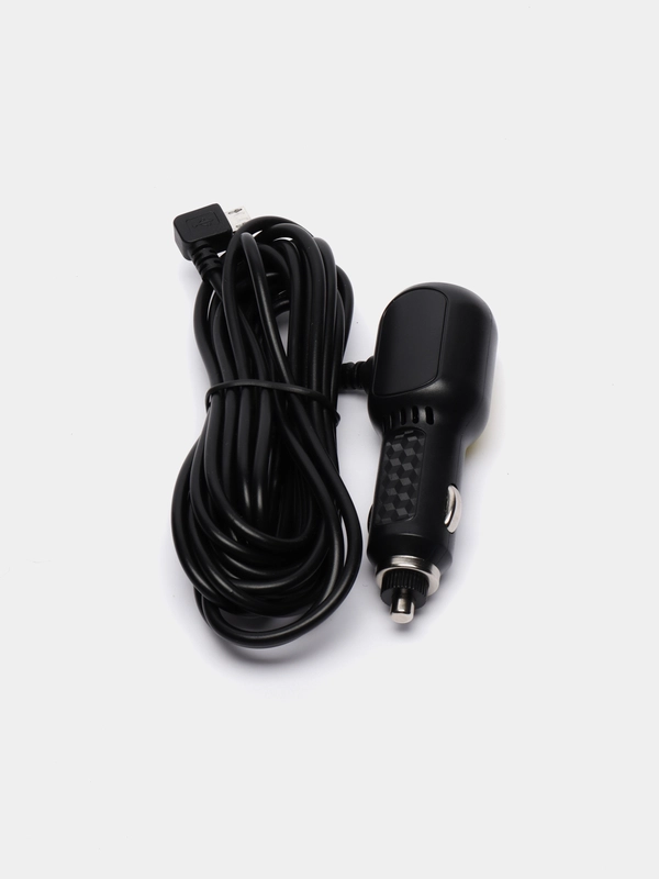 Автомобильное зарядное устройство micro USB с 2 USB портами, 2А для видеорегистратора 3м