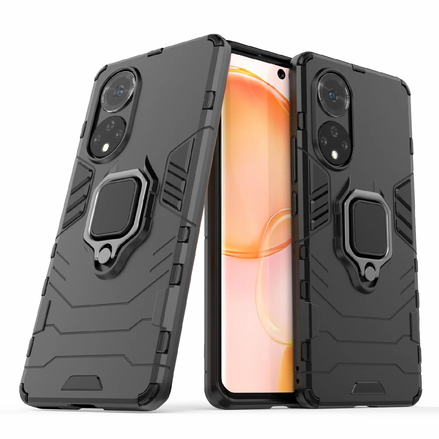 Красный чехол противоударный  на Honor 50 и Huawei Nova 9 (Хонор 50 и Нова 9)
