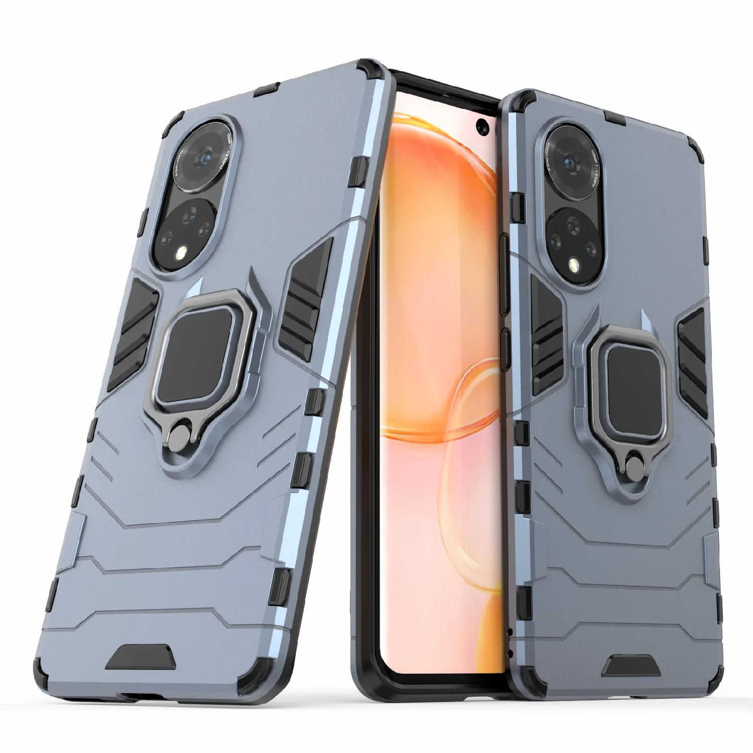 Красный чехол противоударный  на Honor 50 и Huawei Nova 9 (Хонор 50 и Нова 9)