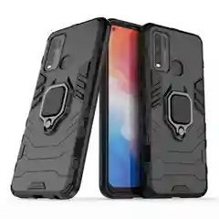 Чехол противоударный с кольцом-держателем на Vivo Y30 (Виво У30)