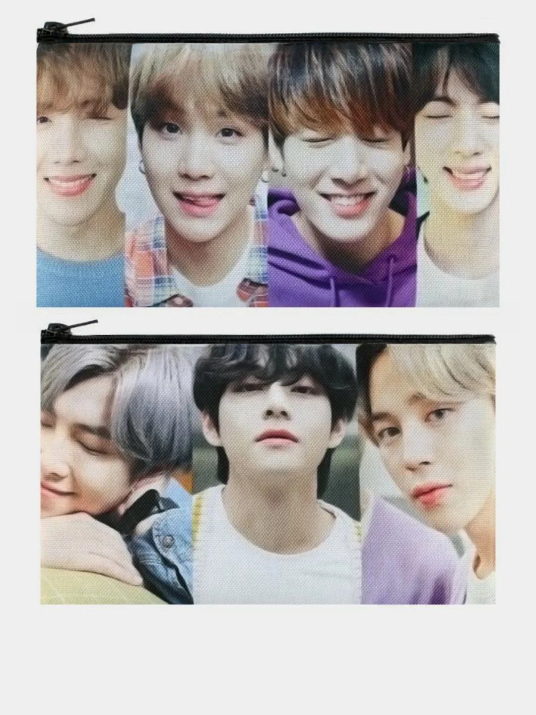 Зеленый пенал BTS