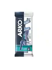 Бритвенный станок ARKO Ultra Grip 2 лезвия, 3 штуки