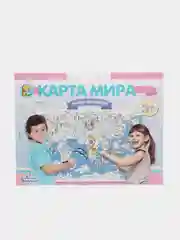 Плакат-раскраска "Карта мира", А1