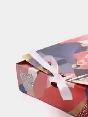 Вишнёвый коробка подарочная для подарков "Для тебя", складная