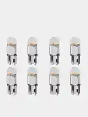 Светодиодные LED габаритные лампочки лампы/огни/габаритки T10 W5W  белый цвет 6 - 16 V