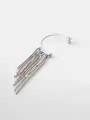 Серый клипсы на одно ухо, подвесные