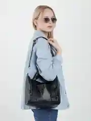 Черный сумка кросс-боди Своя Nosha, экокожа