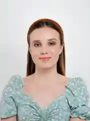 Бежевый ободок для волос бархатный