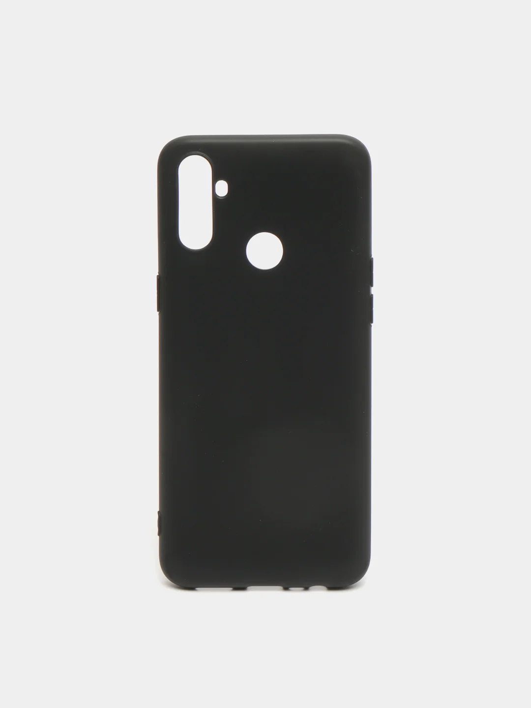 Чехол Realme C3 (Реалми С3), черный, силиконовый