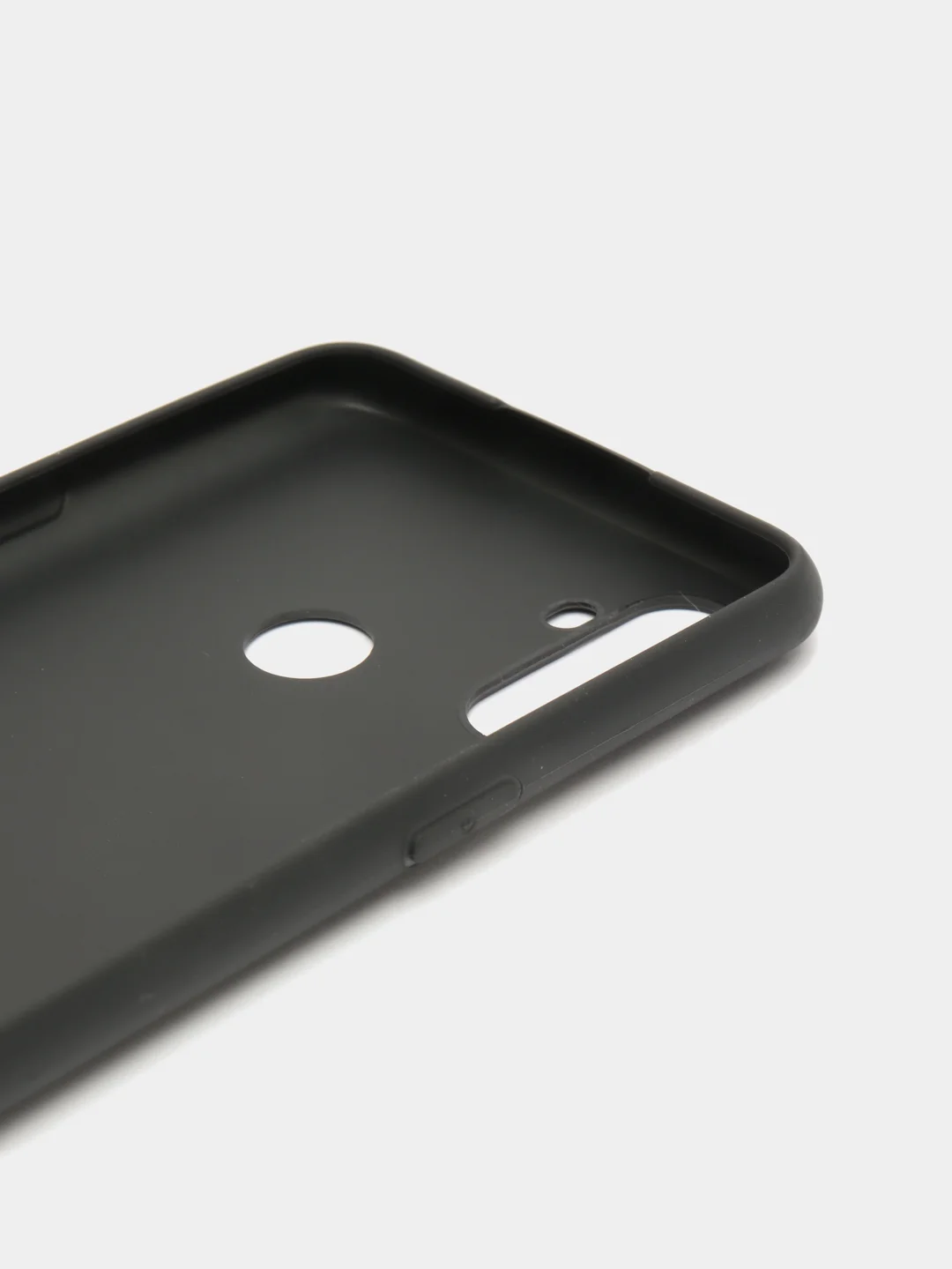 Чехол Realme C3 (Реалми С3), черный, силиконовый