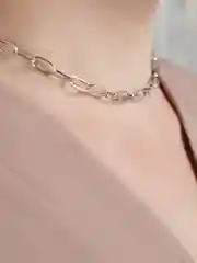 Серебряный ожерелье женское на шею