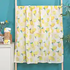 Лимонный пеленка детская, муслин, 110 х 120 см