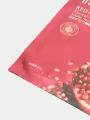 Красный тканевые маски для лица, с гиалуроновой кислотой