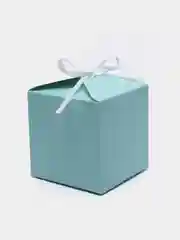 Коробка складная голубая, 10 х 10 х 10 см