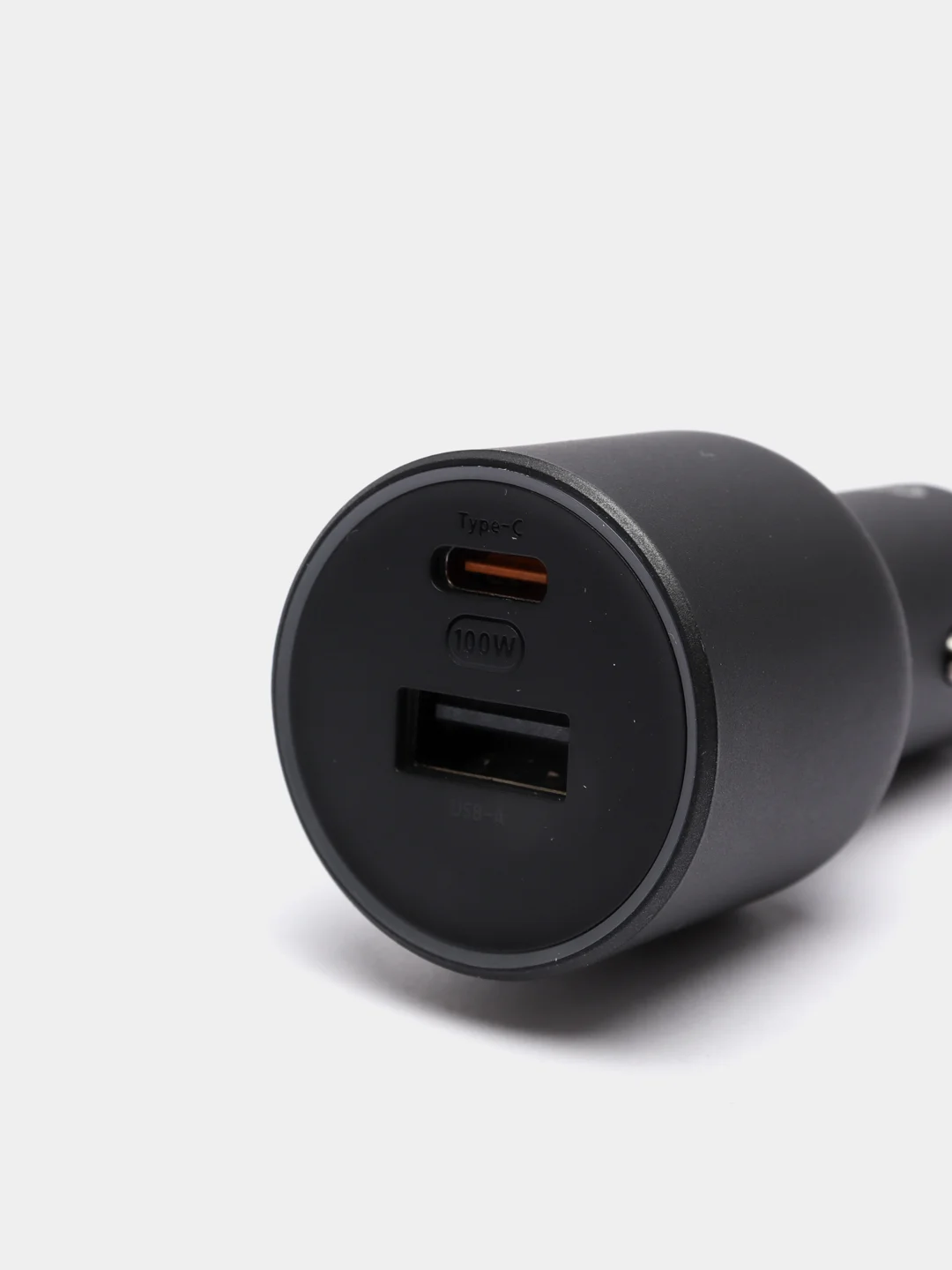 Черный автомобильное зарядное устройство Xiaomi Car Charge 1A1C 100W, CC07ZM