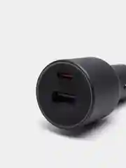Черный автомобильное зарядное устройство Xiaomi Car Charge 1A1C 100W, CC07ZM