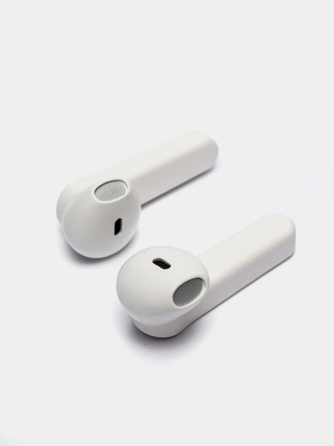 Белый bluetooth-наушники Borofone BE49, с микрофоном TWS