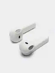 Белый bluetooth-наушники Borofone BE49, с микрофоном TWS