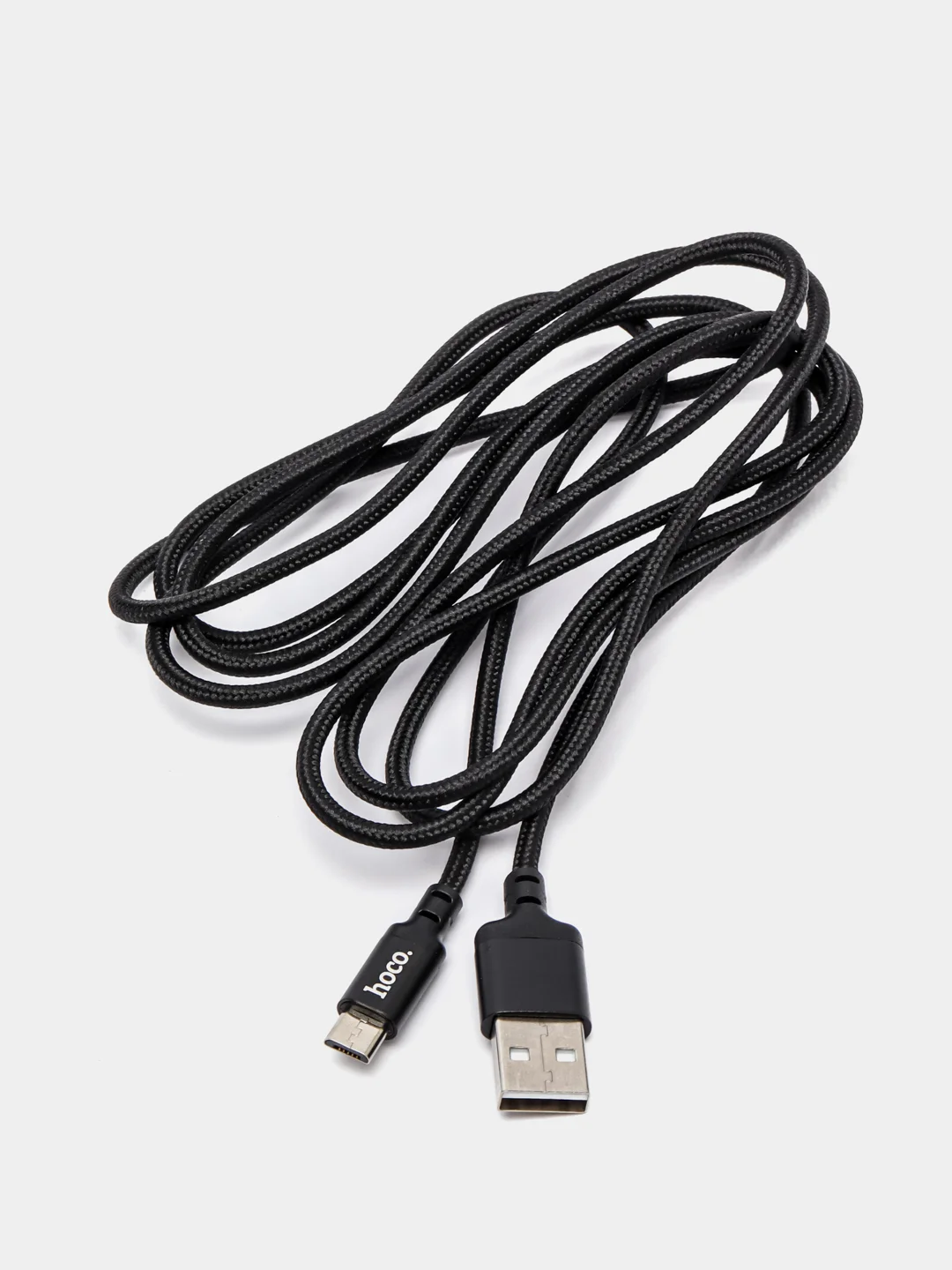 Черный кабель для Micro USB / Lightning 8-pin / Type-C, 2A