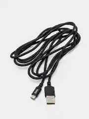 Черный кабель для Micro USB / Lightning 8-pin / Type-C, 2A