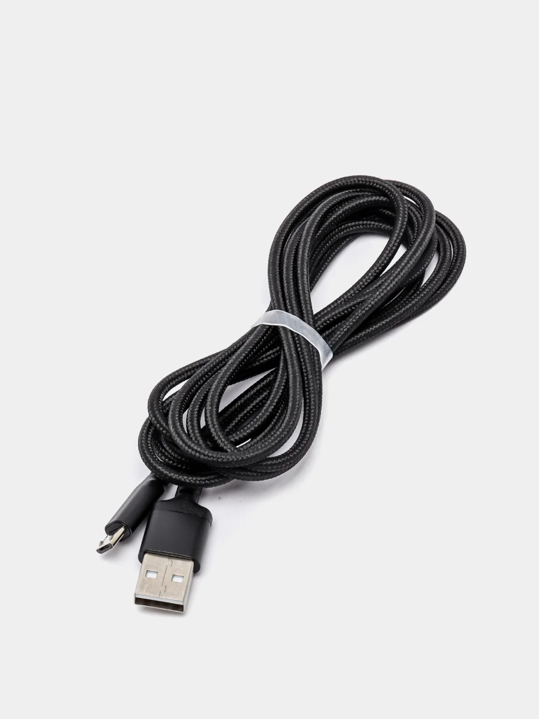 Черный кабель для Micro USB / Lightning 8-pin / Type-C, 2A