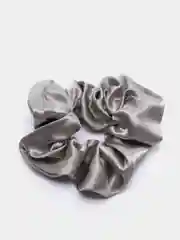 Серебряный шелковая резинка для волос
