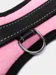 Розовый шлейка для собак и кошек светоотражающая