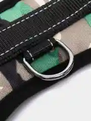 Приглушённый хаки шлейка для собак и кошек светоотражающая