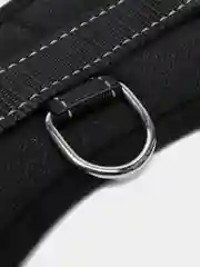 Черный шлейка для собак и кошек светоотражающая