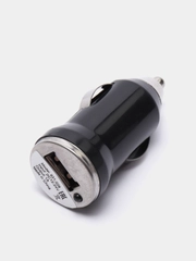 Зарядное устройство USB для прикуривателя, 5 В, ток 1A