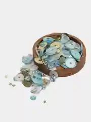Бирюзовый пайетки для скрапбукинга, творчества, открытки шейкера 4 г