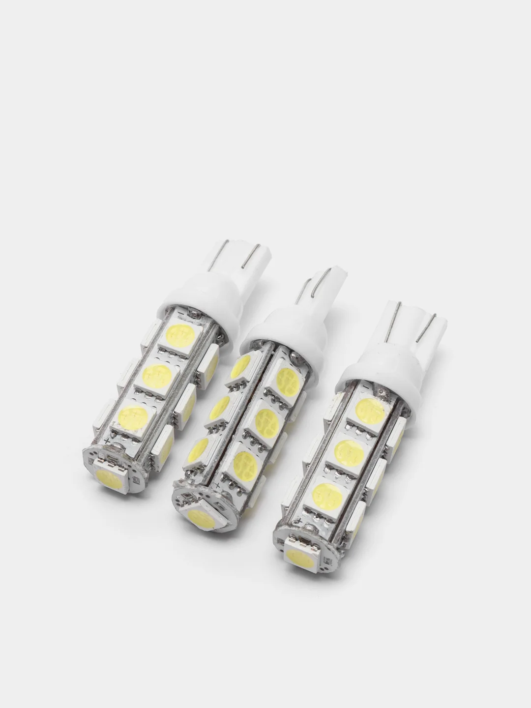 Белый светодиодная автомобильная LED лампа W5W T10, для ДХО и габаритных огней