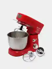 Красный миксер Sakura SA-6327R планетарный, с чашей 3.5л, 1000Вт