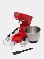 Красный миксер Sakura SA-6327R планетарный, с чашей 3.5л, 1000Вт