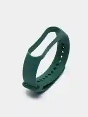 Зеленый ремешок силиконовый для фитнес браслета Xiaomi Mi Band 5 Mi Band 6 (Ми Банд 5 Ми Банд 6)