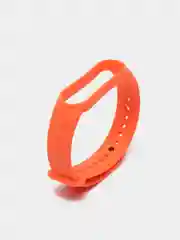 Оранжевый ремешок силиконовый для фитнес браслета Xiaomi Mi Band 5 Mi Band 6 (Ми Банд 5 Ми Банд 6)