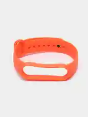 Оранжевый ремешок силиконовый для фитнес браслета Xiaomi Mi Band 5 Mi Band 6 (Ми Банд 5 Ми Банд 6)