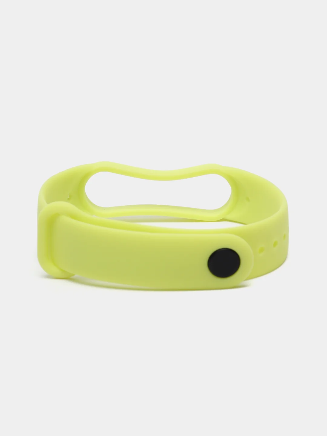 Салатовый ремешок силиконовый для фитнес браслета Xiaomi Mi Band 5 Mi Band 6 (Ми Банд 5 Ми Банд 6)