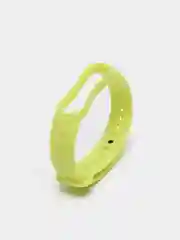 Салатовый ремешок силиконовый для фитнес браслета Xiaomi Mi Band 5 Mi Band 6 (Ми Банд 5 Ми Банд 6)