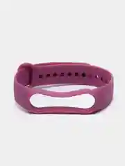 Фиолетовый ремешок силиконовый для фитнес браслета Xiaomi Mi Band 5 Mi Band 6 (Ми Банд 5 Ми Банд 6)