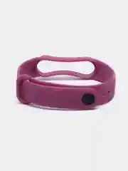 Фиолетовый ремешок силиконовый для фитнес браслета Xiaomi Mi Band 5 Mi Band 6 (Ми Банд 5 Ми Банд 6)