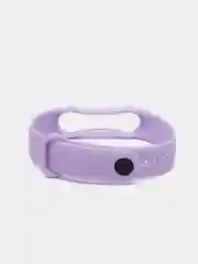Сиреневый ремешок силиконовый для фитнес браслета Xiaomi Mi Band 5 Mi Band 6 (Ми Банд 5 Ми Банд 6)