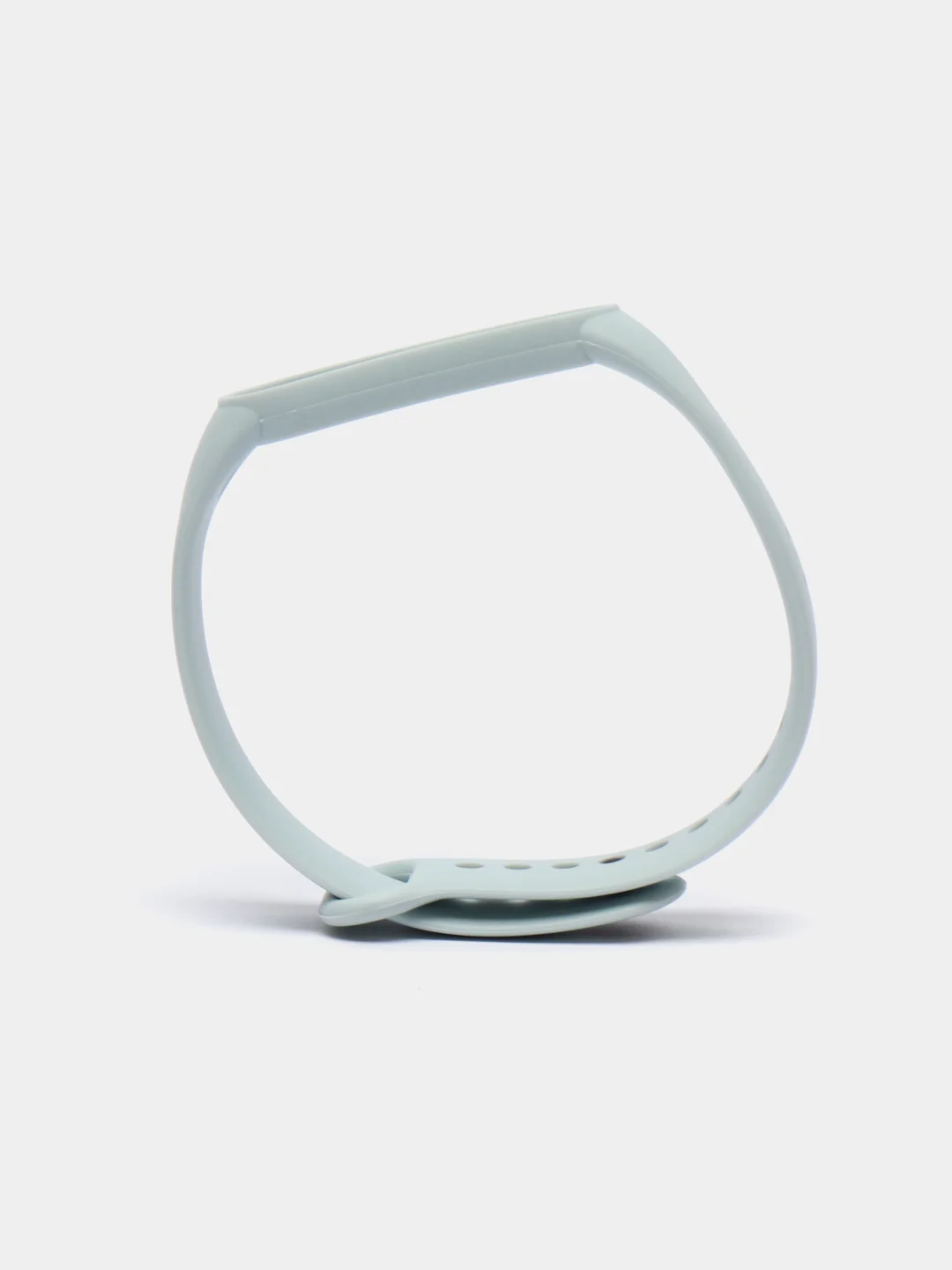 Небесно-голубой ремешок силиконовый для фитнес браслета Xiaomi Mi Band 5 Mi Band 6 (Ми Банд 5 Ми Банд 6)